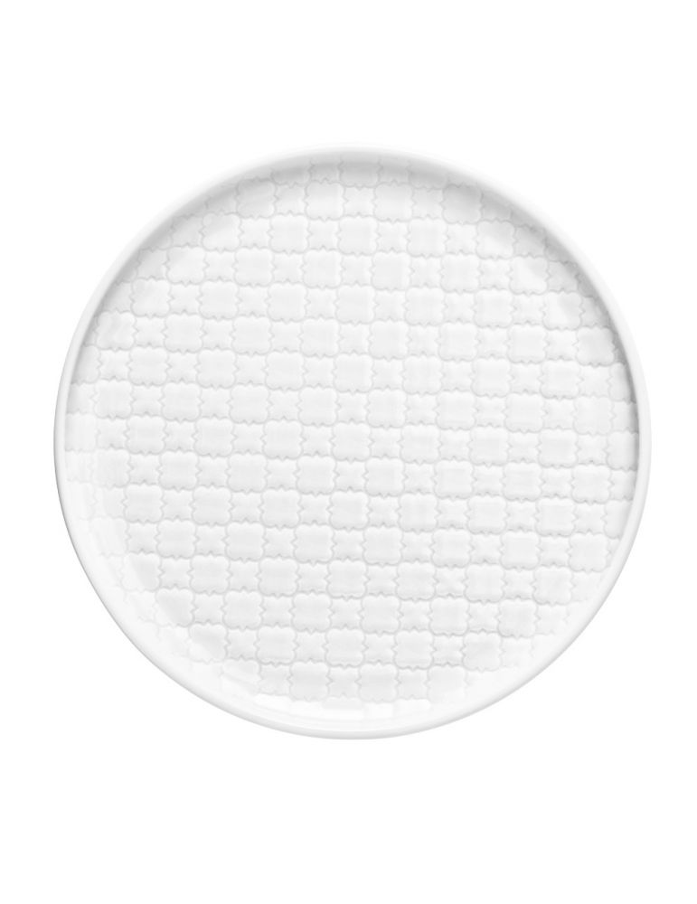 Lubiana Marrakesz biały talerz płytki obiadowy 26cm