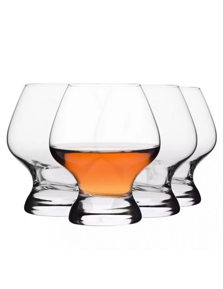 Kieliszki kpl 4 szt do koniaku, rumu  Shake 150 ml