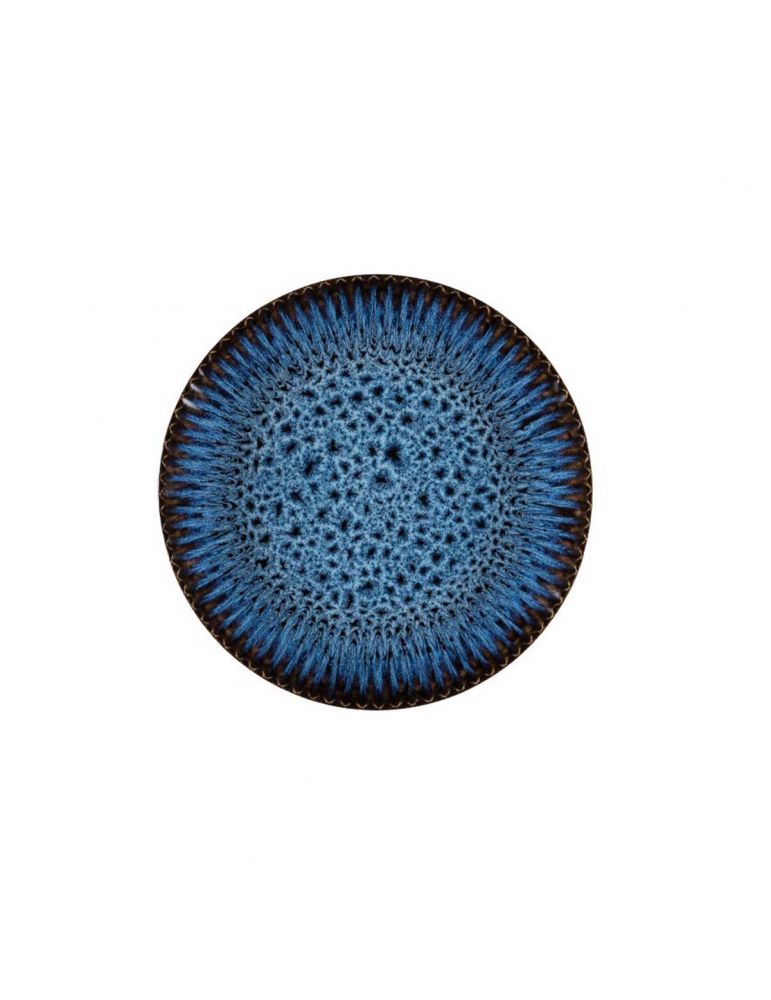 Talerz płytki 21,2 cm Stoneware Cosmos ciemnoniebieski