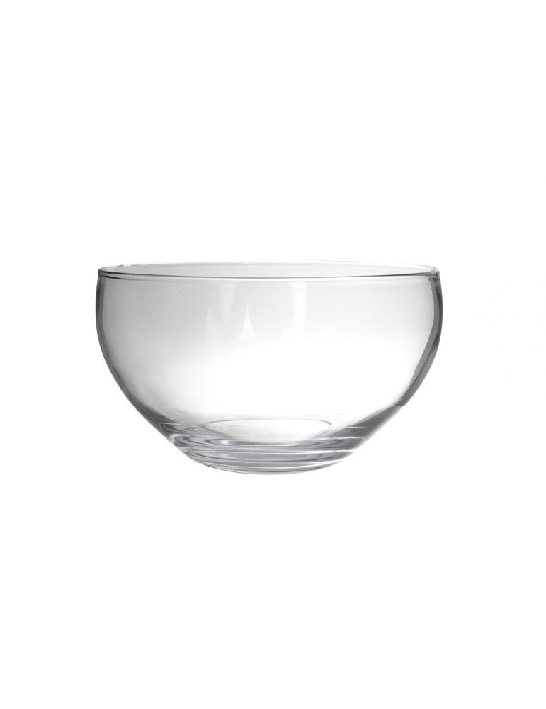 Szklana salaterka transparentna miska Wrześniak 14x25cm