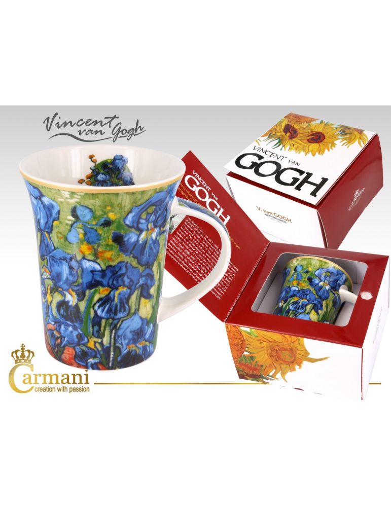 Kubek porcelanowy 350 ml V. van Gogh IRYSY- Carmani