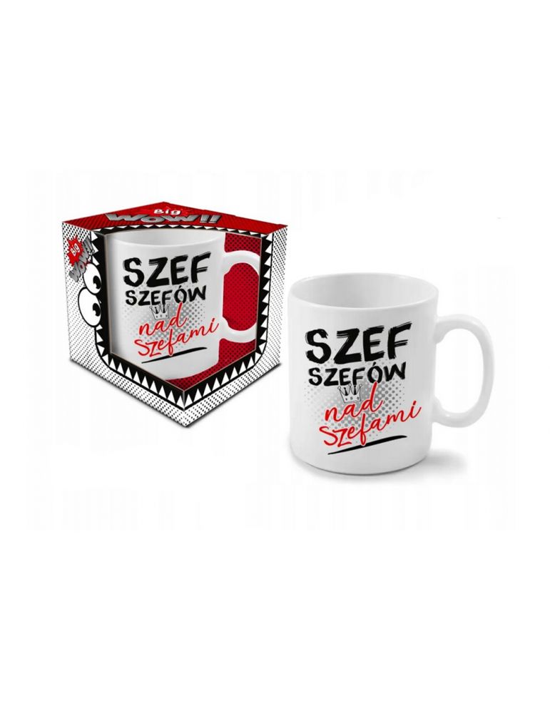 Wielki kubek 800ml dle Szefa śmieszny prezent