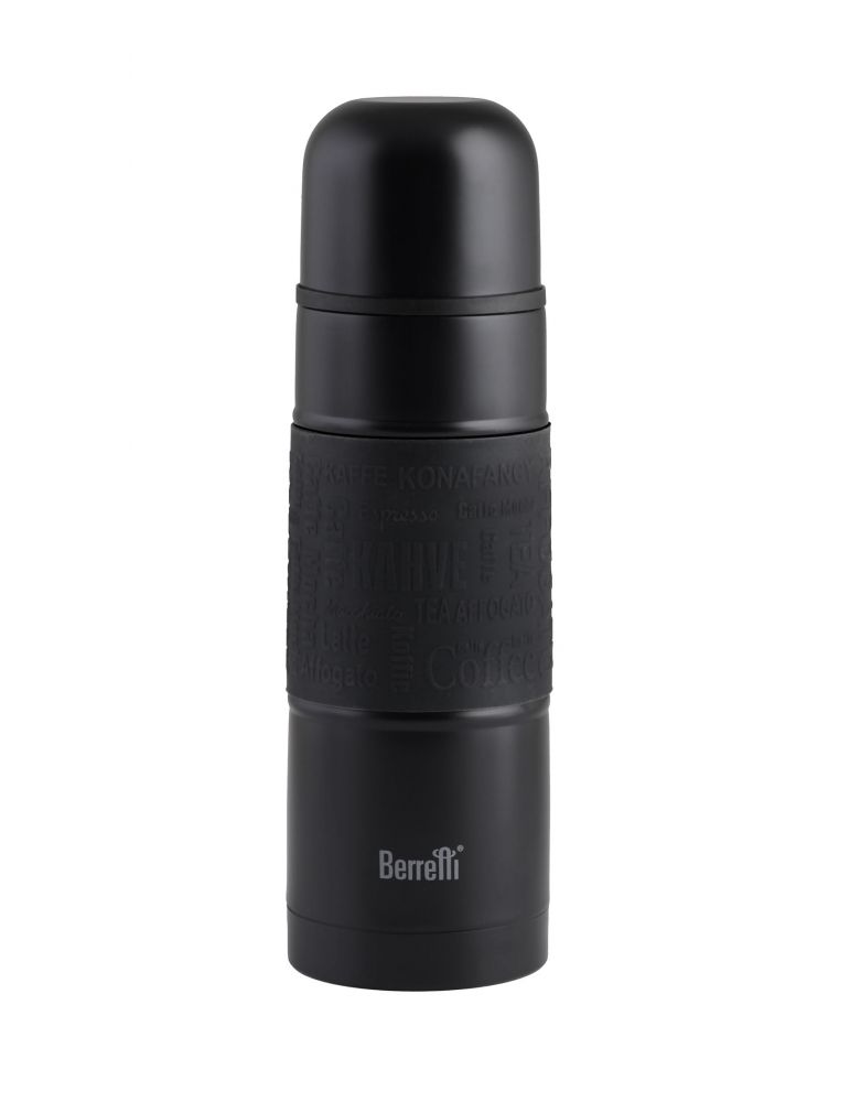 Berretti termos nierdzewny czarny 500ml z kubkiem
