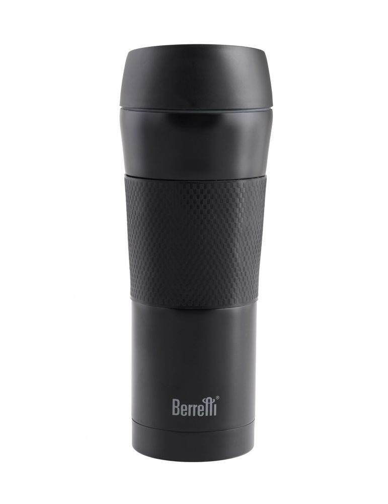 Berretti elegancki czarny kubek termiczny 400ml termos na kawę/herbatę