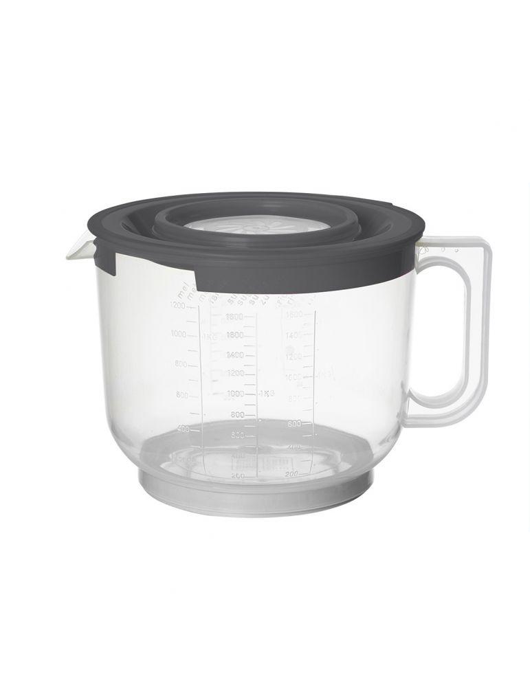 Pojemnik do mieszania z miarką 2L 1360 szary Plast Team