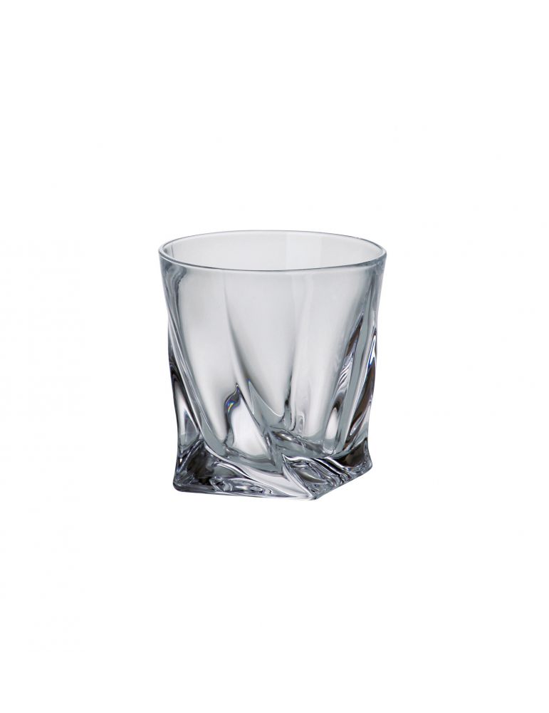 Szklanki 340 ml Quadro kpl 6 szt whisky Crystaline Bohemia