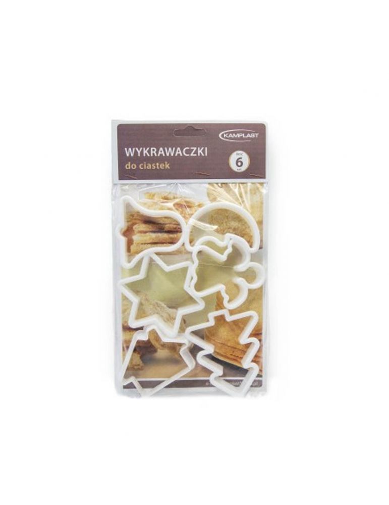 Foremki, wykrawacze do ciastek kpl 6 szt
