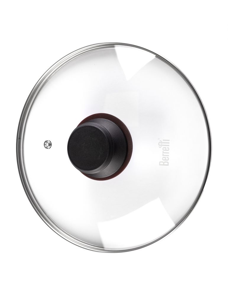 Pokrywa szklana z gumką 24cm BR-0831