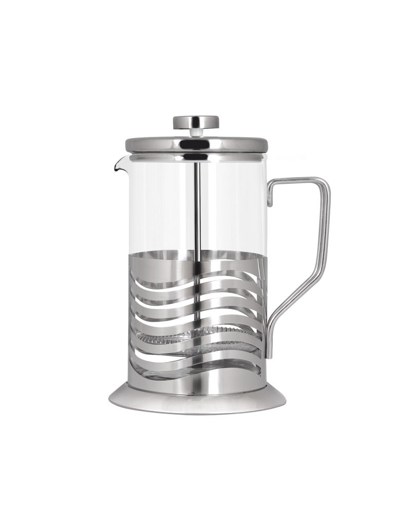 Zaparzacz z nierdzewnym tłokiem fala Brocca Berretti BR-0466 800ml