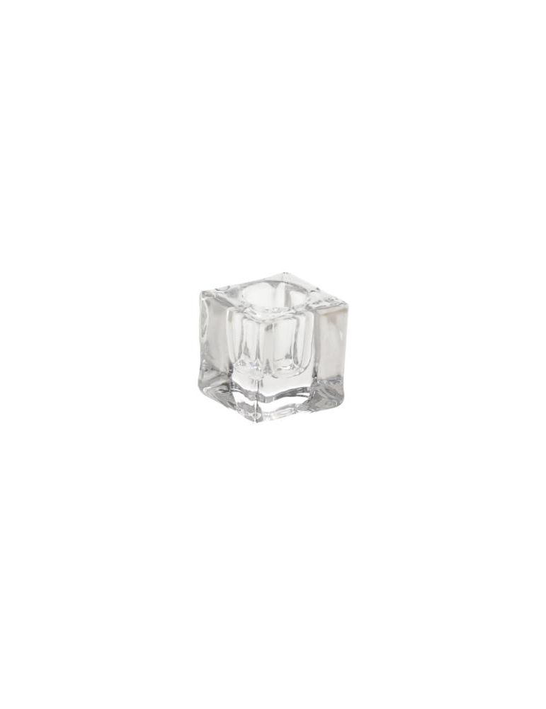 Świecznik szklany 4cm x 4cm x 4cm C2084-4/96 ozdoba do salonu