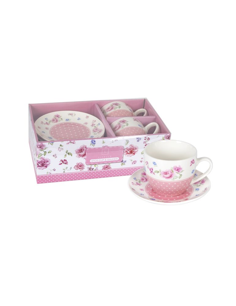 Filiżanki 250 ml 2 szt + spodek 14cm Livello