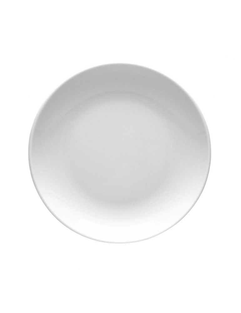 Lubiana Hotel talerz biały płytki deserowy 19cm