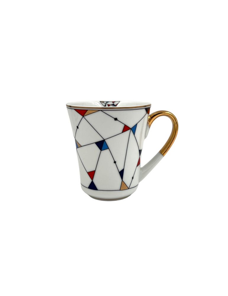 Kubek z uchwytem Arlekin BGH AM153 SL11 1179 0,350ml biały