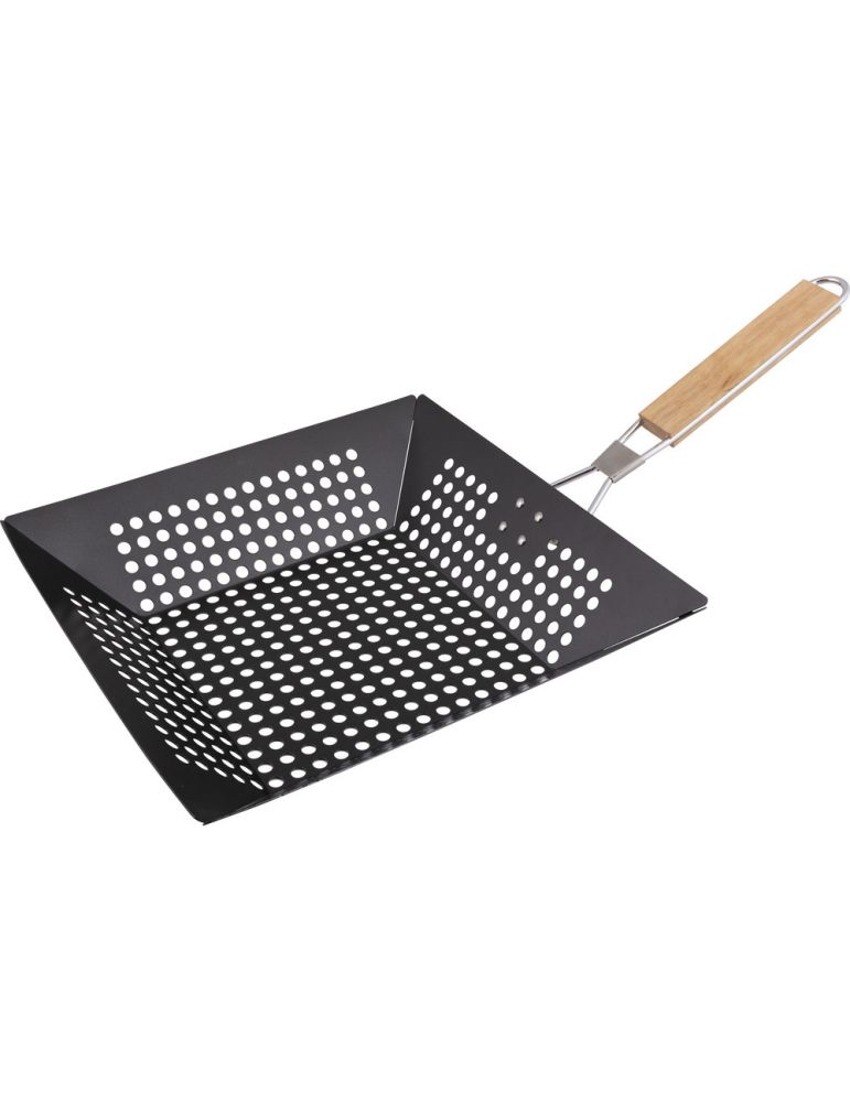 Patelnia do grillowania z otworami 30x30cm kwadratowa BBQ LT5031 Lamart