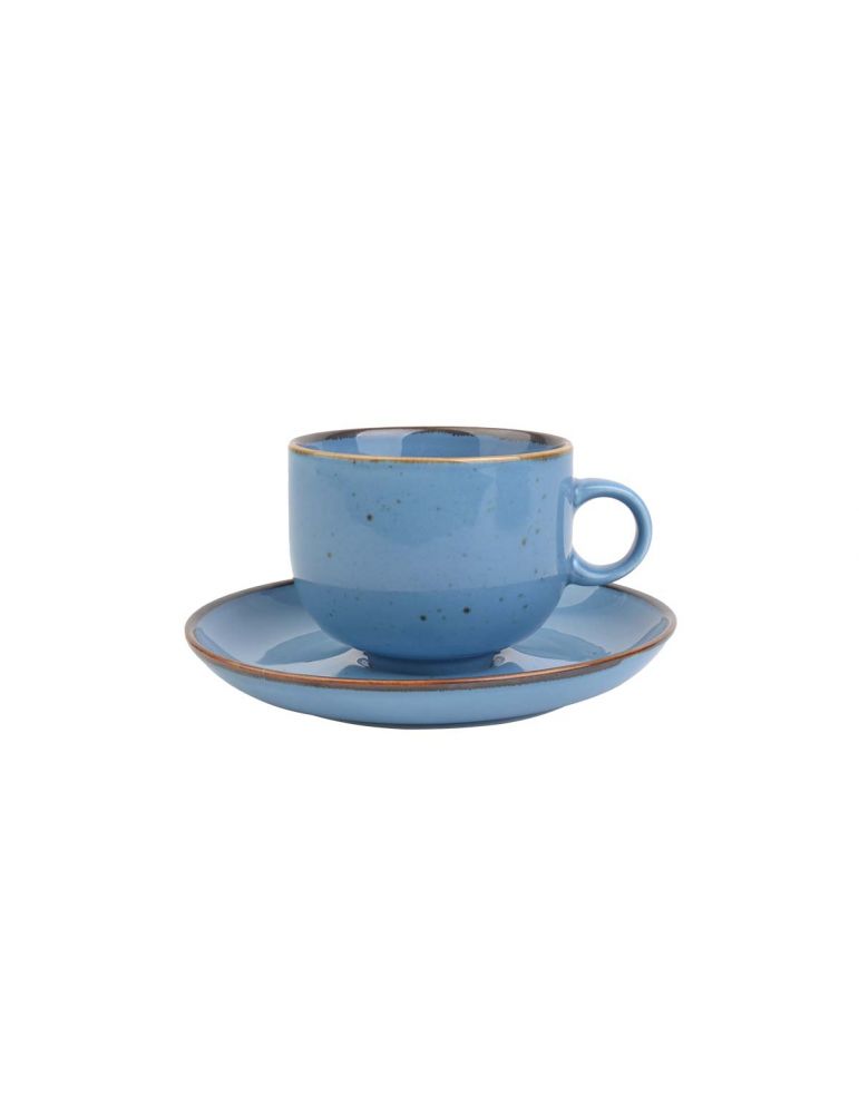 Filiżanka 0,26L + Spodek 15,5cm Rustic Blue 1159 BGH