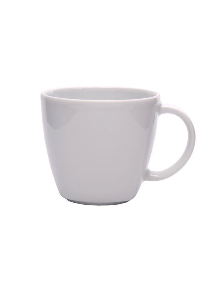 Filiżanka Victoria 000e biała 0,2l z uchwytem porcelanowa