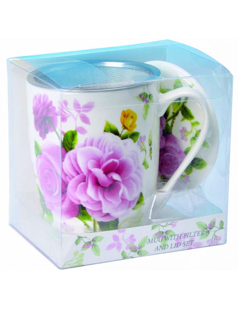 Kubek 350ml z metalowym zaparzaczem Livello