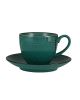 Filiżanka 300 ml + spodek 16 cm Nostalgia emerald Alumina