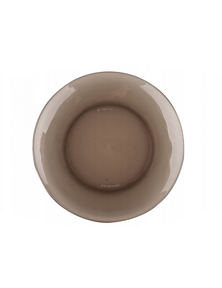 Duralex Lys Sepia talerz obiadowy płytki duży 23,5cm szkło dymione