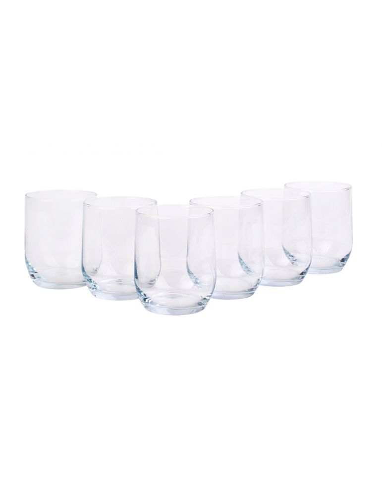 Glasmark zestaw komplet 6 niskich szklanek 300 ml