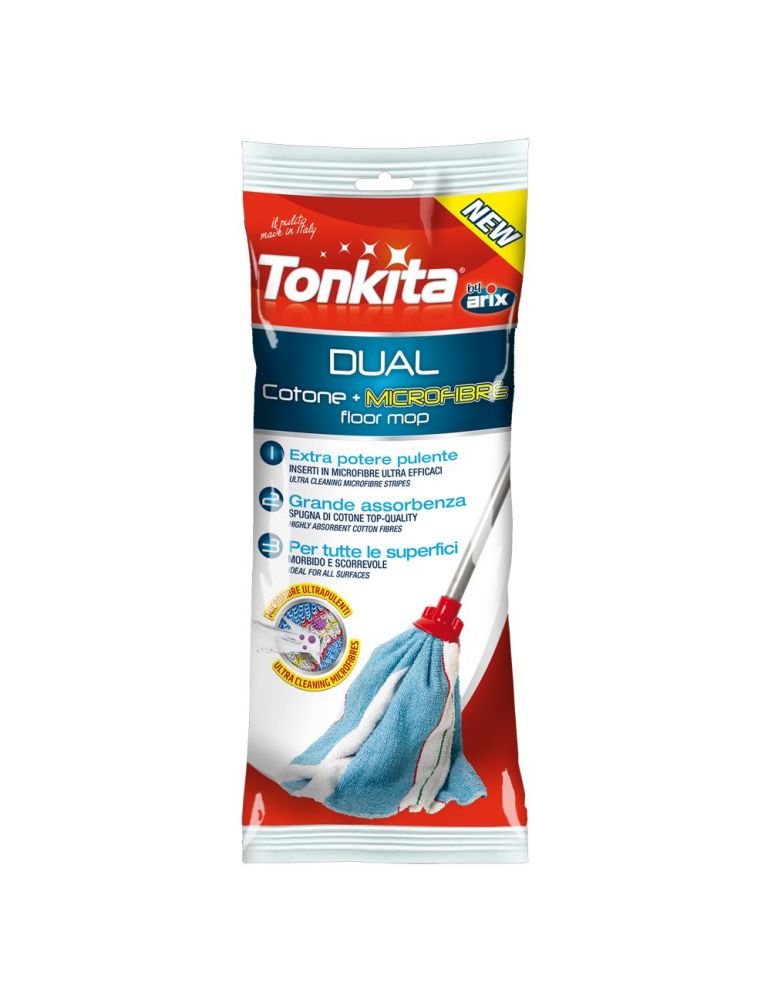 Arix Tonkita dual zapas do mopa z bawełny i mirkofibry