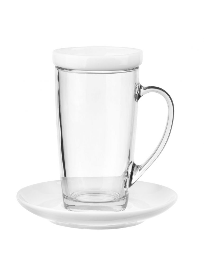 Kubek Alex 400ml ze spodkiem i wieczkiem