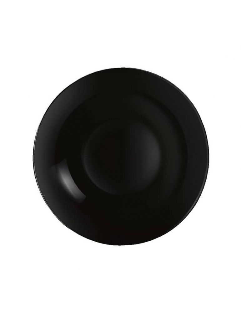 Luminarc Diwali talerz głęboki obiadowy do zup czarny 20 cm