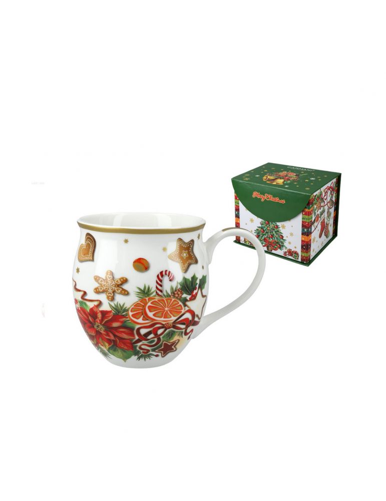 Kubek świąteczny 450 ml beczułka CARMANI