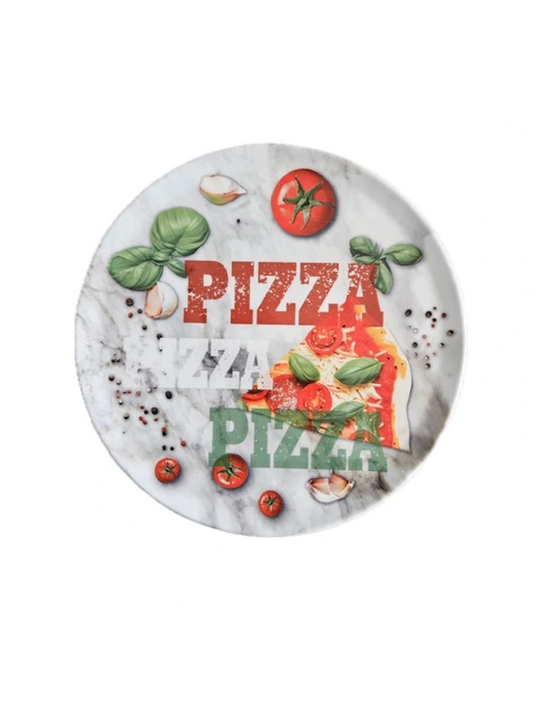 Lubiana Tina talerz do pizzy 33 cm kolorowy nadruk