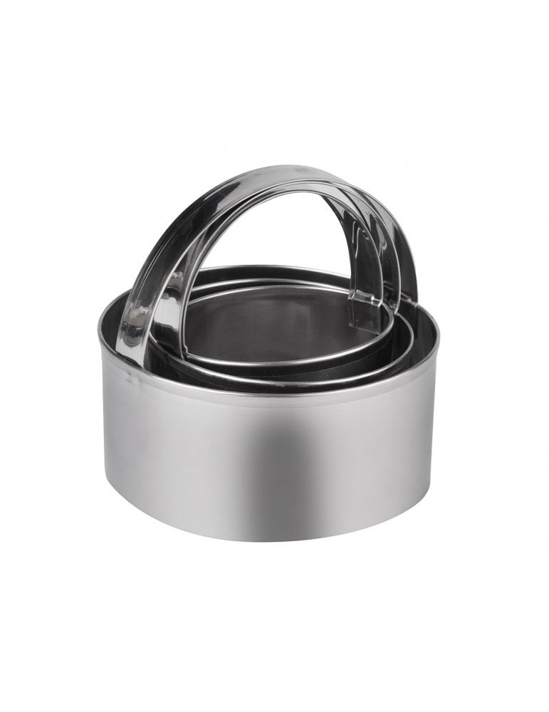 Domik 3 okrągłe wykrawacze kółka 5cm 6cm 7,5cm