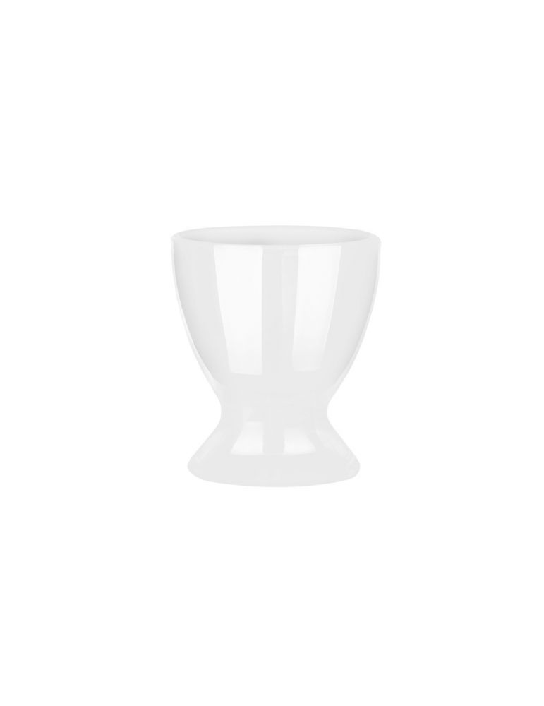 Glasmark Eggie szklany biały kieliszek podstawka na jajko