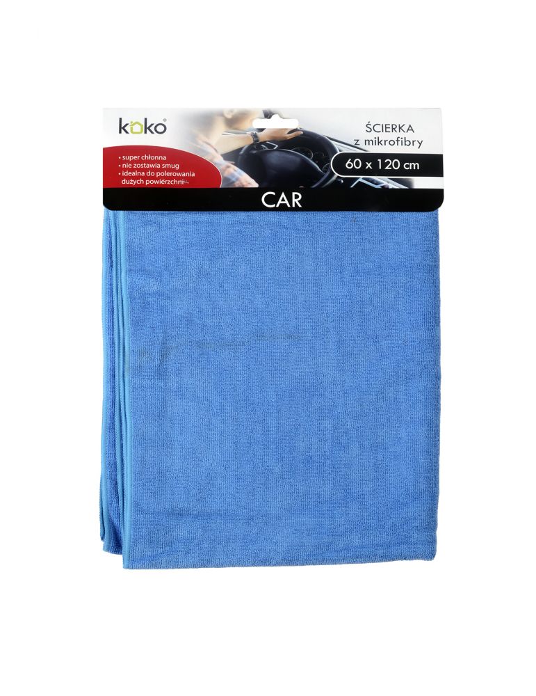 Koko Car ścierka ręcznik z mikrofibry do osuszania samochodu 60x120cm
