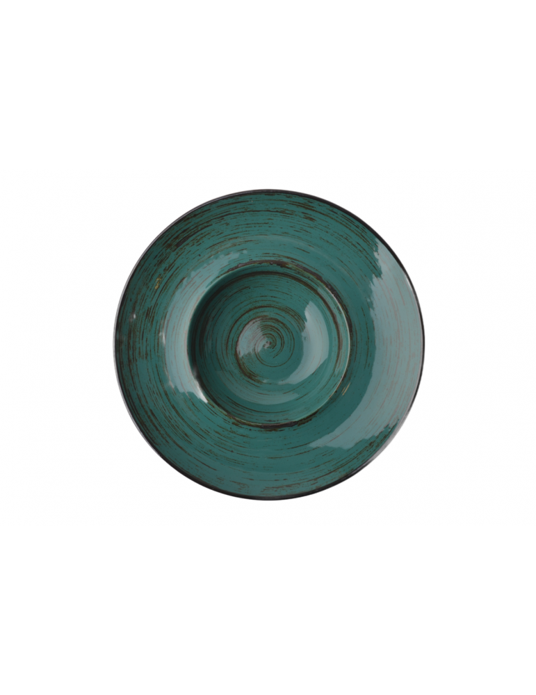 Bogucice Nostalgia Emerald talerz do pasty makaronów 28 cm
