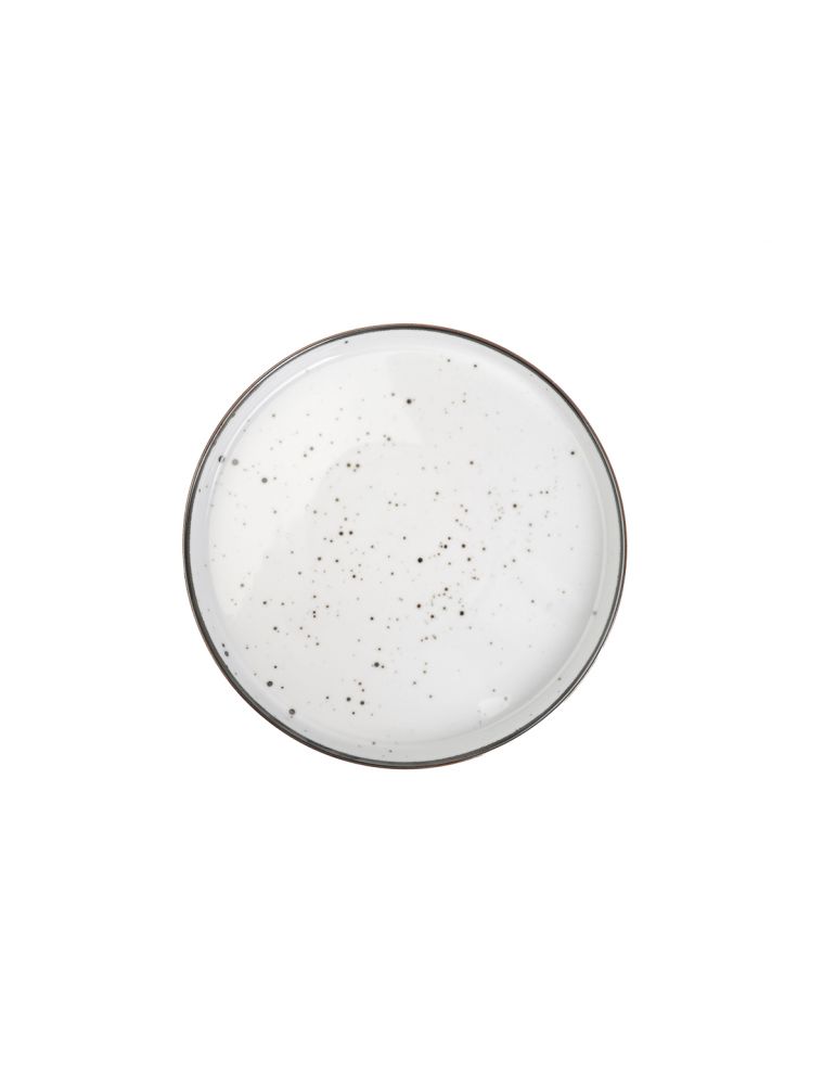Bogucice Cottage White duży talerz płytki obiadowy z wysokim brzegiem 28cm