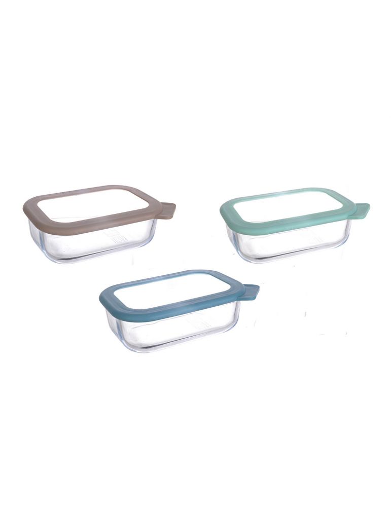 Szklany pojemnik żaroodporny z silikonową pokrywką 300ml Juypal