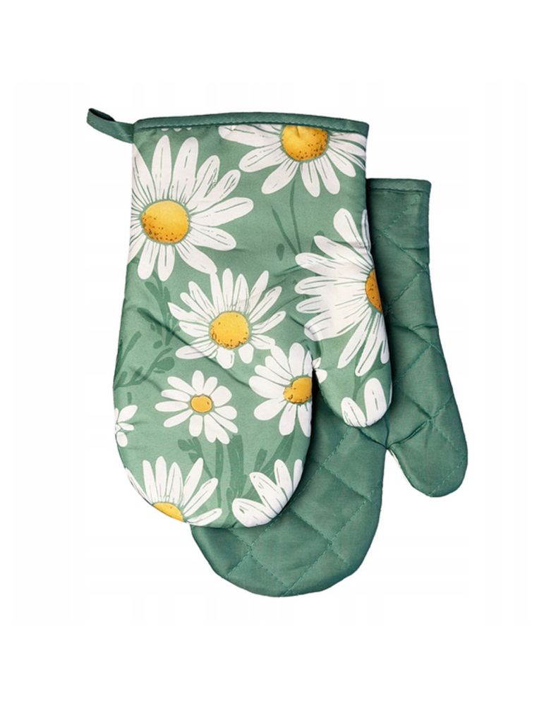 Rękawice kuchenne 2 szt Flower II F25A2168-3 z magnesem Euromat
