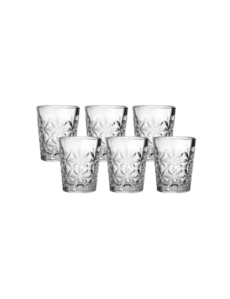 Zestaw 6 kieliszków do wódki Snow 50 ml szklane shoty do alkoholu zmywarka elegancki komplet
