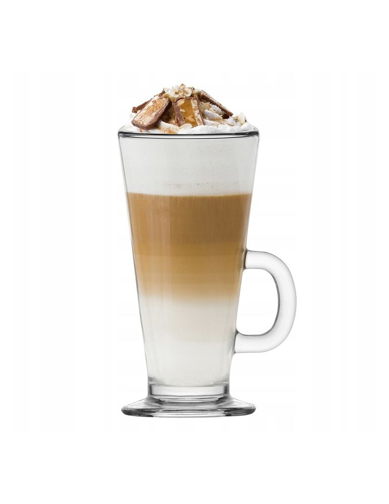 szklanka gładka caffee latte 250ml