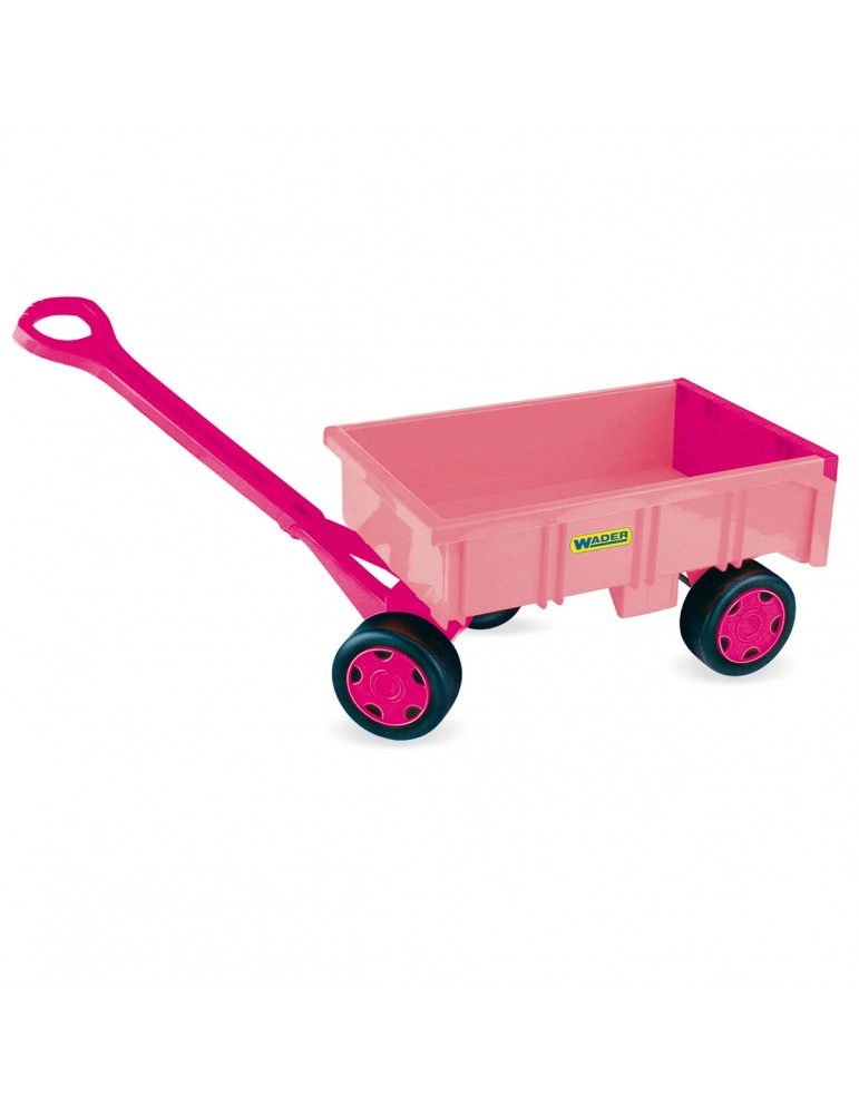 Wader wózek przyczepa przyczepka różowa dla dziewczynek 10958
