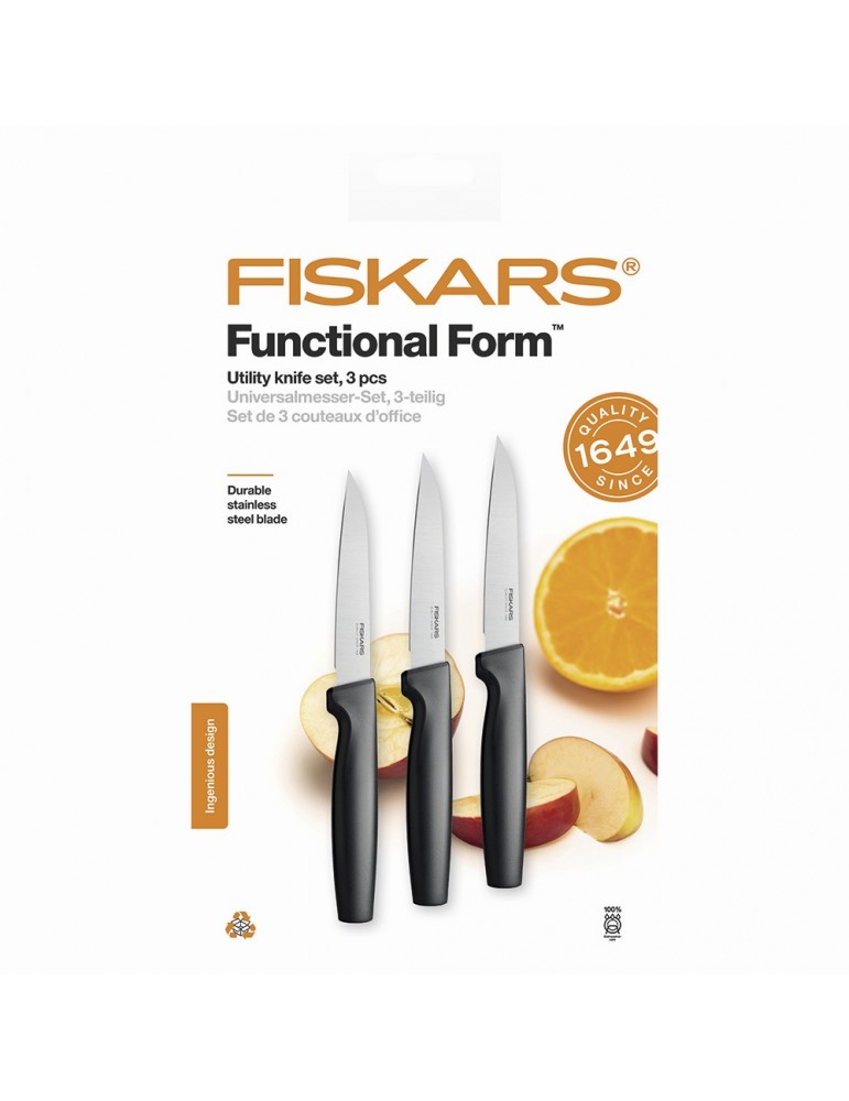 Zestaw 3szt noży Functional Form 1057563 Fiskars