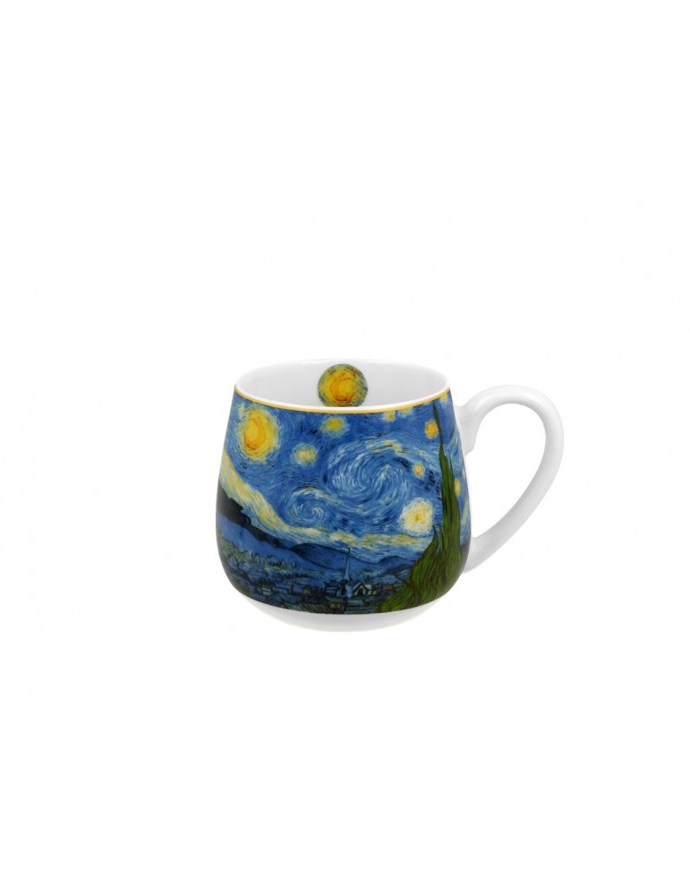 Kubek porcelanowy 430 ml baryłka Starry Night by V.Van Gogh Duo