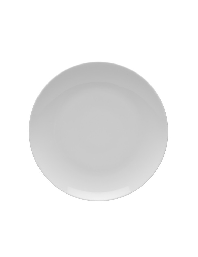 Biały deserowy talerz porcelanowy Lubiana Boss 16,5 cm