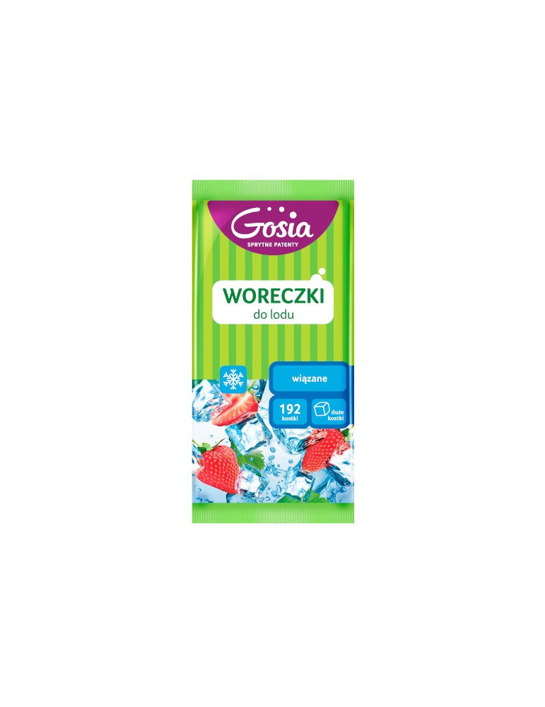 Wiązane woreczki do lodu Gosia