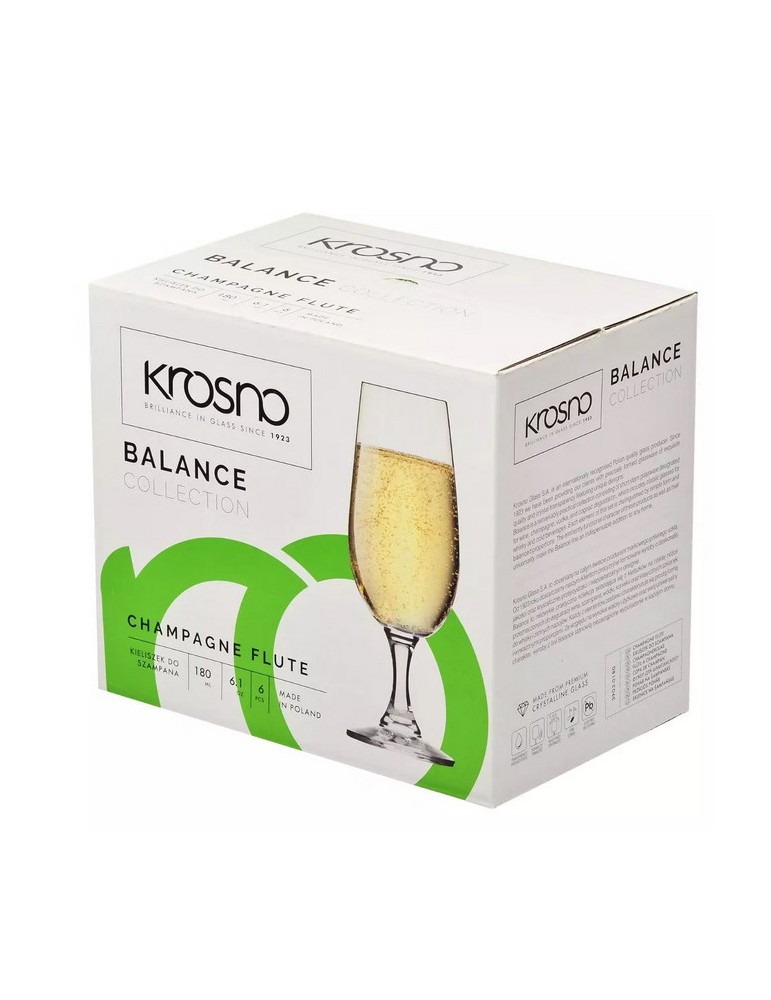 Kieliszki do szampana Balance 180ml
