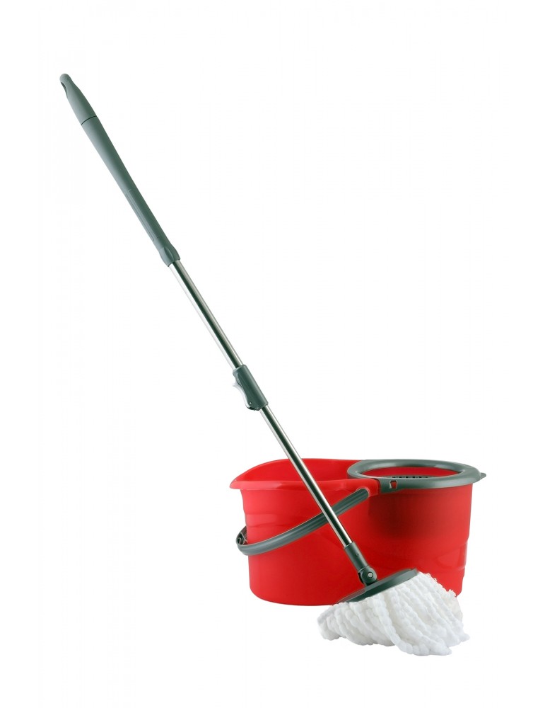 KOKO mop obrotowy teleskopowy, rotacyjny z wiadrem kijem 14L