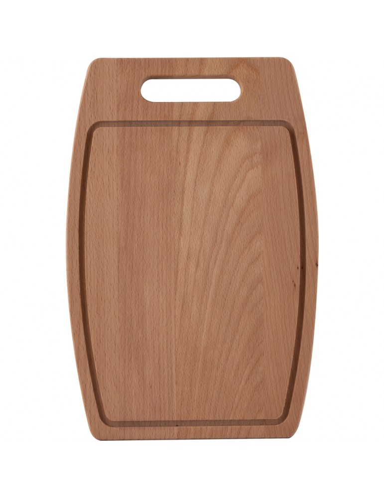 Duża deska do krojenia drewniana kuchenna bukowa z rowkami