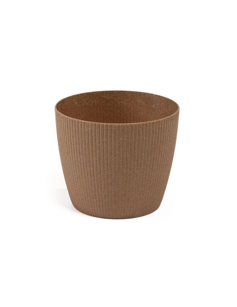 Osłonka-doniczka MAGNOLIA jumper ECO fi 140 - naturalne drewno