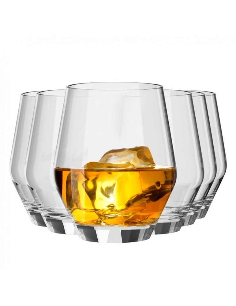 Szklanki do whisky drinków zestaw 6szt prezent 380ml