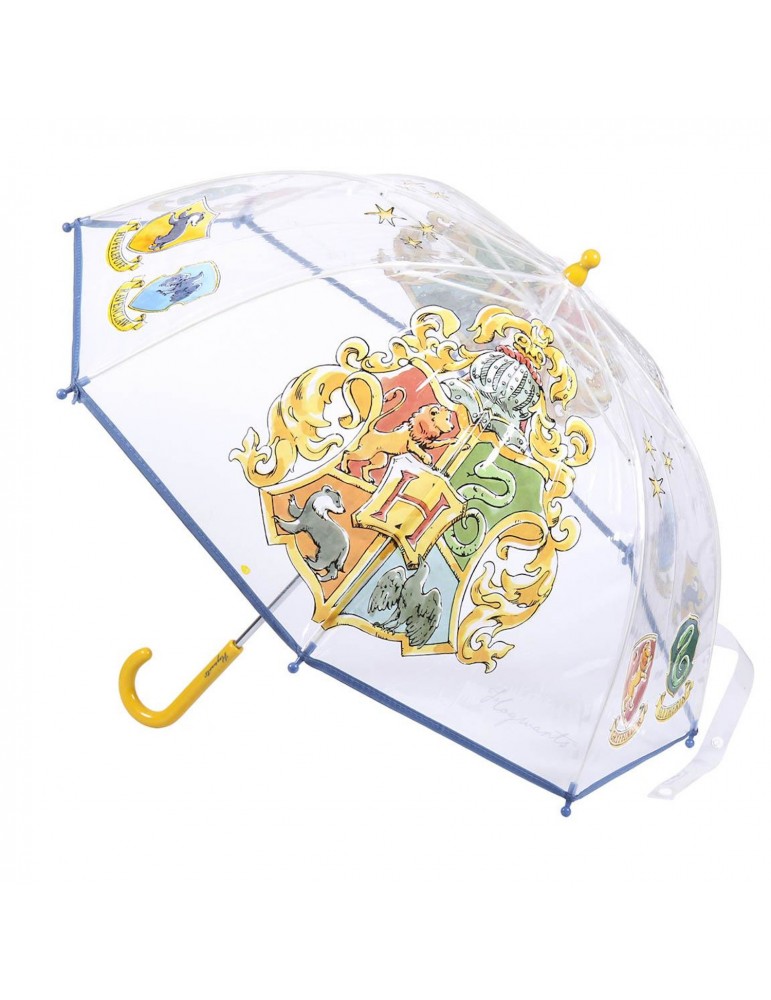 Parasol przeciwdeszczowy Harry Potter Hogwarts manualny solidny dla dzieci