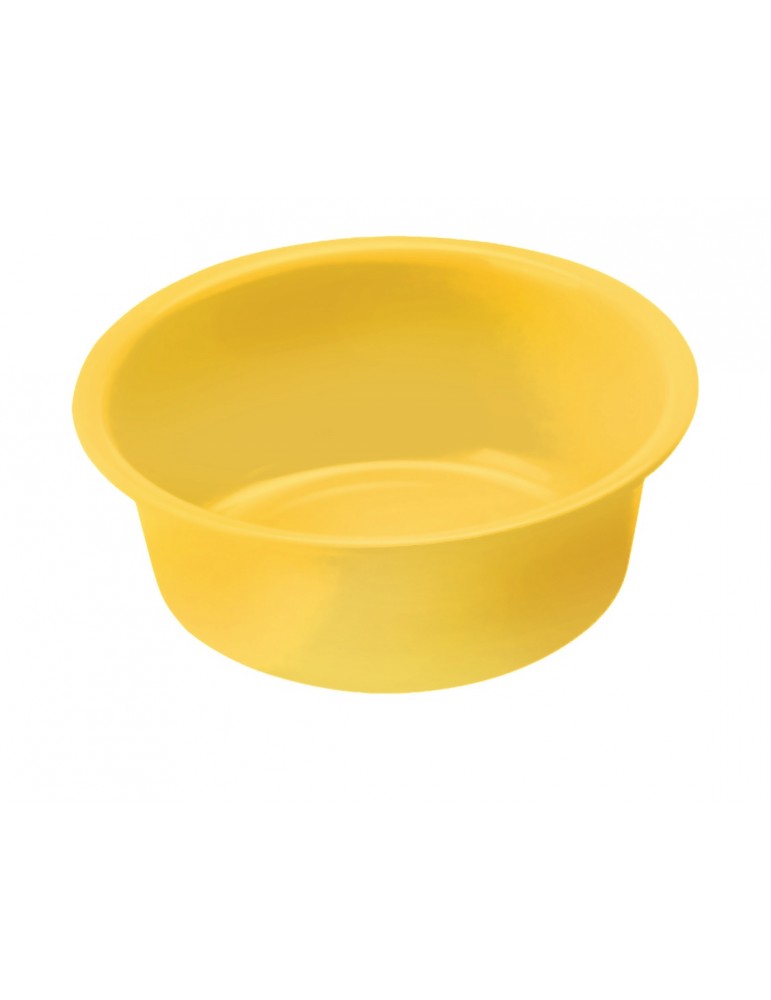 Mała miska miednica pojemnik plastikowa okrągła 16cm żółta